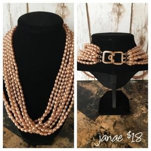 Plunder Janae faux pearl necklace